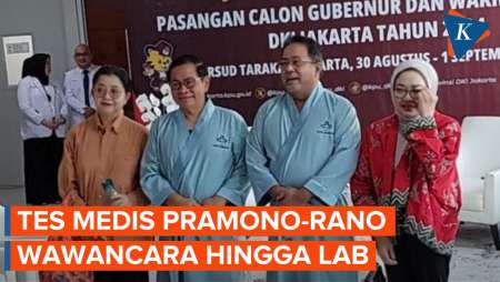 Tes Medis Pramono-Rano Banyak Kriterianya, Ini Kata Dokter