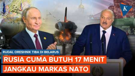 Rudal Oreshnik Rusia Tiba Di Belarus, Cuma Butuh 17 Menit Capai Markas NATO