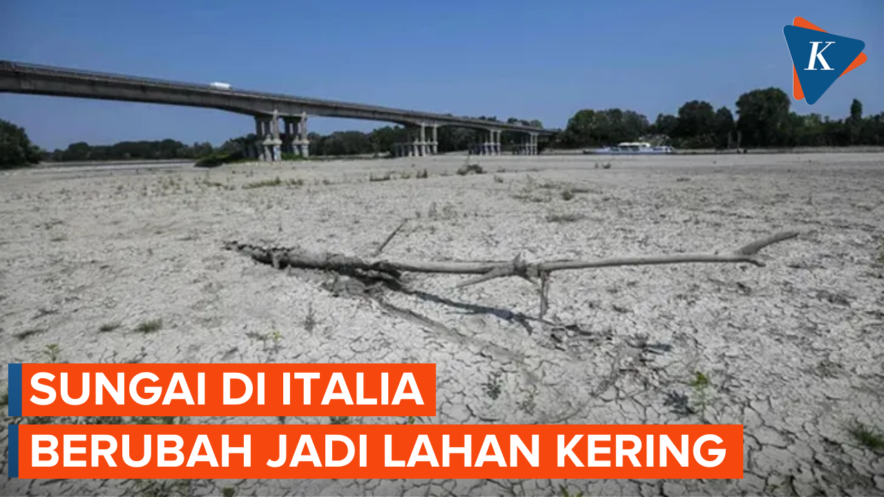 Sungai di Italia Alami Kekeringan Terburuk dalam 70 tahun Terakhir