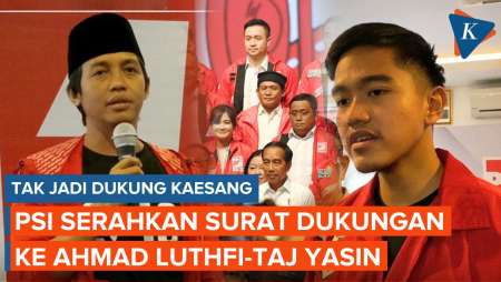 Kaesang Batal Maju, PSI Serahkan Dukungan ke Ahmad Luthfi-Gus Yasin di Pilkada Jateng Sore Ini