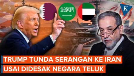 Didesak Negara Teluk, Trump Tunda Serangan Besar Ke Iran