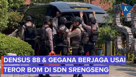 Situasi Terkini Usai Teror Bom SDN 15 Srengseng Sawah 15: Densus Dan Gegana Berjaga