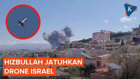 Hizbullah Tembak Jatuh Drone Israel di Lebanon