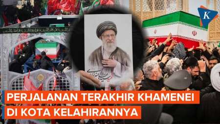 Ali Khamenei Dimakamkan Di Mashhad, Iran Akhiri Sepekan Prosesi Berkabung