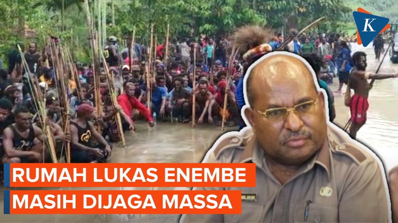 Situasi Terkini Rumah Gubernur Papua Lukas Enembe
