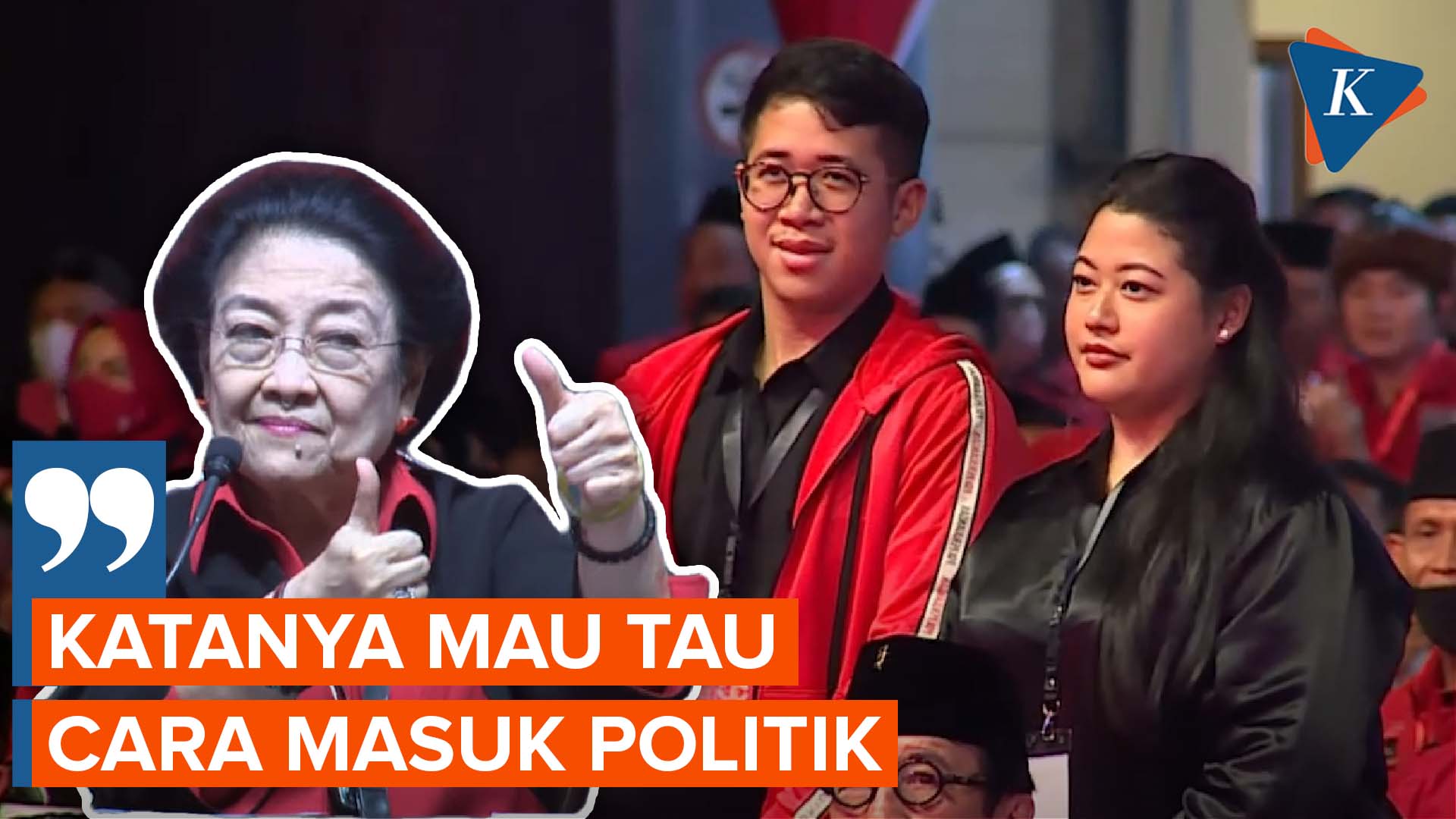 Megawati Kenalkan Dua Cucunya Saat HUT Ke-50 PDI-P