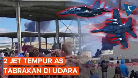 Dua Jet Tempur AS Tabrakan di Udara, Pangkalan Langsung Lockdown
