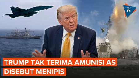 Bantah Menipis, Trump: Pasokan Amunisi Sedang Dikirim