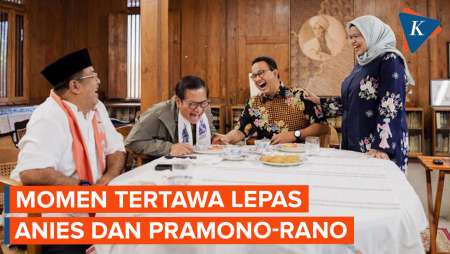 Momen Pramono dan Anies Tertawa Lepas saat Diskusi soal Jakarta