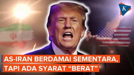 AS-Iran Sepakat Hentikan Serangan, Tapi Teheran Masih Pasang Ancaman