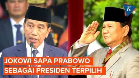 Momen Jokowi Sapa Prabowo sebagai Presiden Terpilih, Ibu Negara Iriana Tepuk Tangan