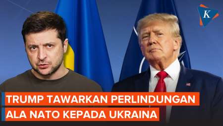 Trump Tawari Ukraina Perlindungan ala NATO tapi Tak Boleh Gabung