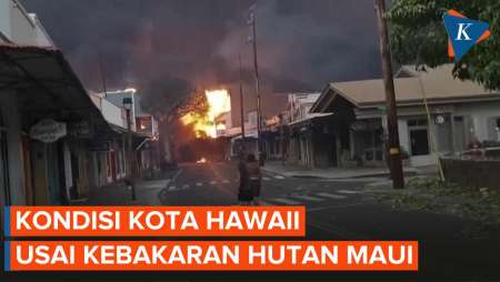 Kondisi Kota Hawaii Usai Dilalap Api Akibat Kebakaran Hutan Maui