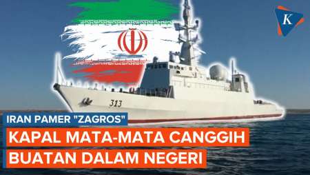 Iran Pamerkan Kapal Intelijen Pertama Buatan Dalam Negeri