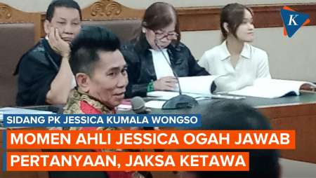 Momen Ahli Jessica Wongso Ogah Jawab Pertanyaan di Sidang PK, Jaksa Tertawa