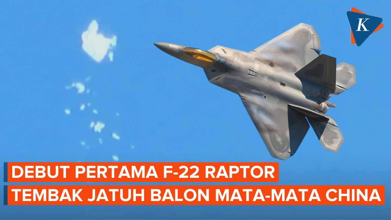 F-22 Raptor, Debut Pertama Menembak Balon Mata-Mata China dengan Ketinggian Tertinggi