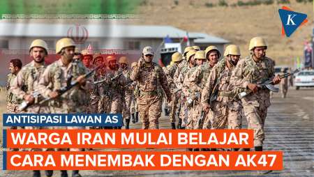 Warga Iran Mulai Belajar Cara Menembak dengan AK47, Antisipasi Lawan AS