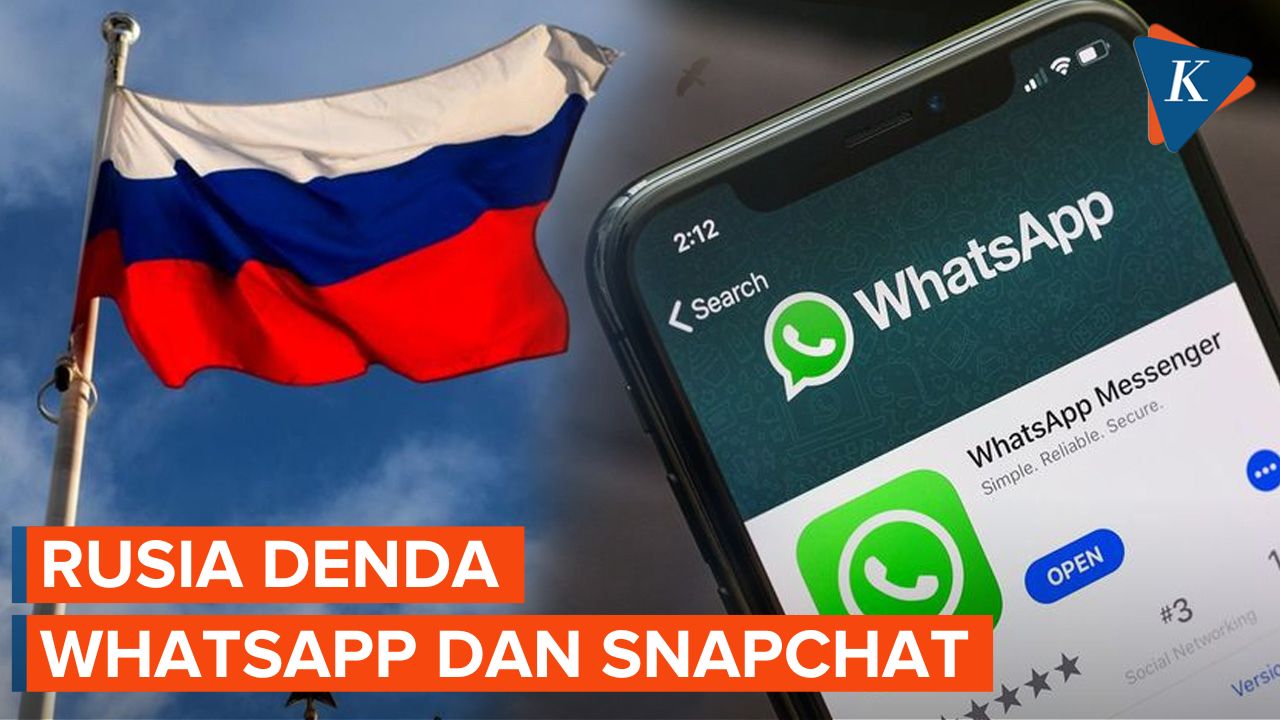 Pengadilan Rusia Denda WhatsApp dan Snapchat