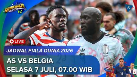 Jadwal Live Streaming AS Vs Belgia 16 Besar Piala Dunia 2026, Selasa 7 Juli Pukul 07.00 WIB