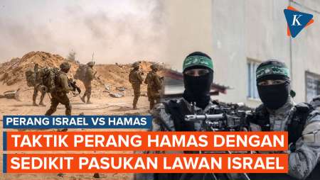 Taktik Perang Hamas dengan Sedikit Pasukan untuk Lawan Israel