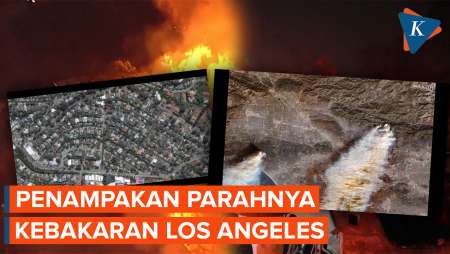 Foto Satelit Ungkap Skala Kebakaran Dahsyat di Los Angeles