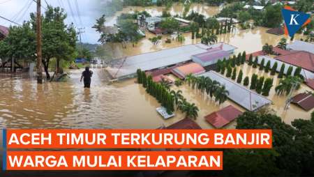 Korban Banjir Aceh Timur "Menjerit", Mulai Kelaparan Dan Terkurung