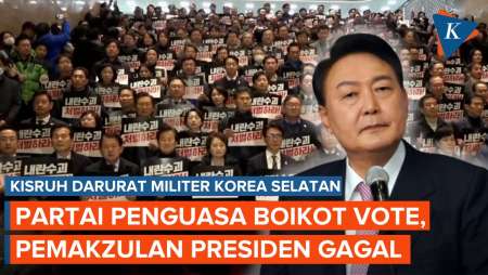 Pemakzulan Presiden Korea Selatan Gagal Usai Partai Penguasa Boikot Pemungutan Suara