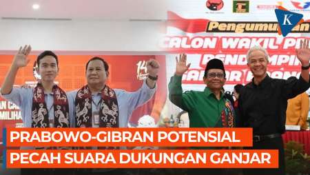 Prabowo-Gibran Dinilai Potensial Pecah Suara Dukungan Ganjar