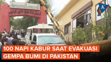 100 Narapidana Kabur Saat Evakuasi Gempa Bumi di Pakistan