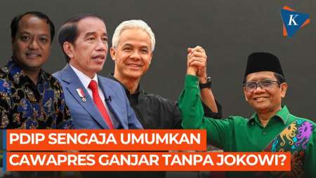 Umumkan Cawapres Tanpa Jokowi, PDI-P Beri Pesan Ingin Putus Ketergantungan Politik?