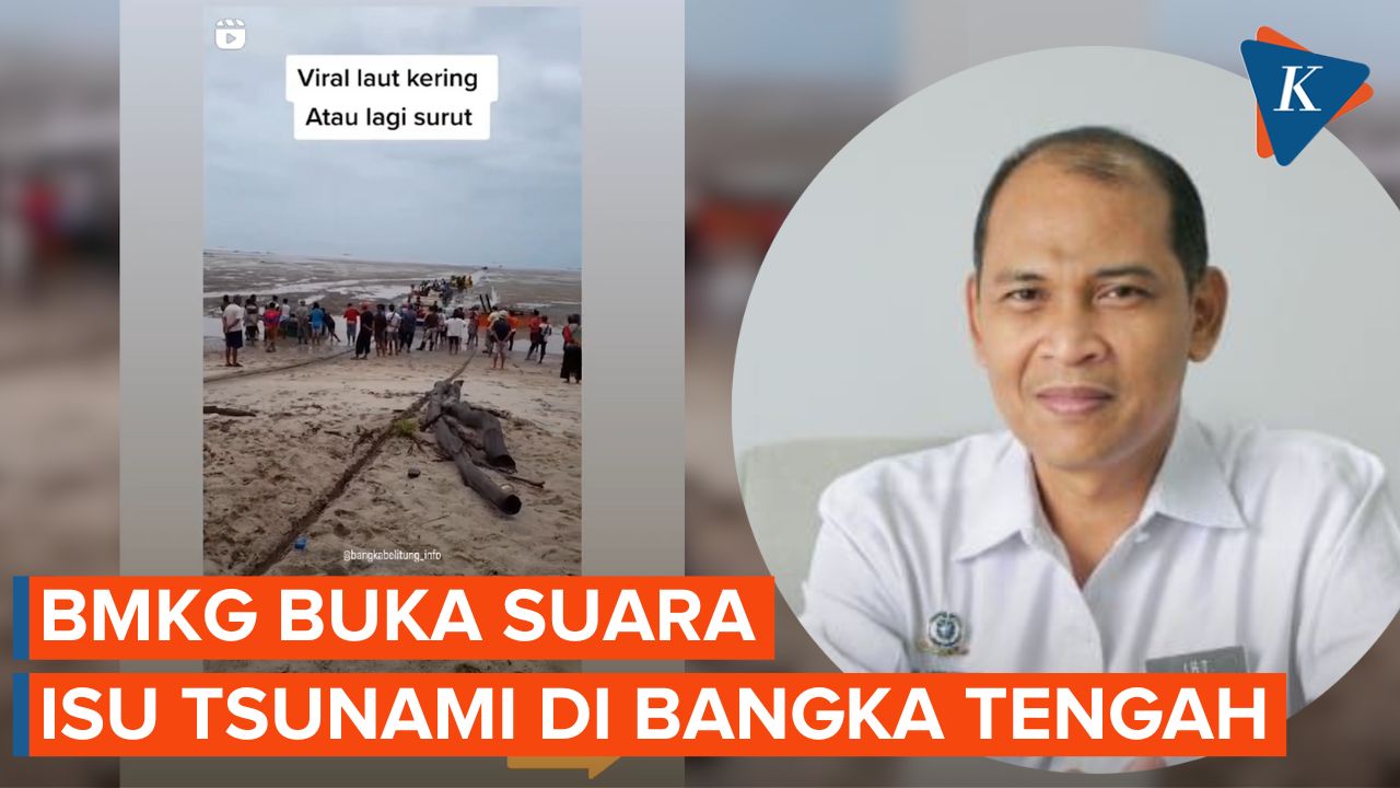 Heboh Isu Tsunami Gara-gara Laut Surut di Bangka Tengah, Ini Jawaban BMKG