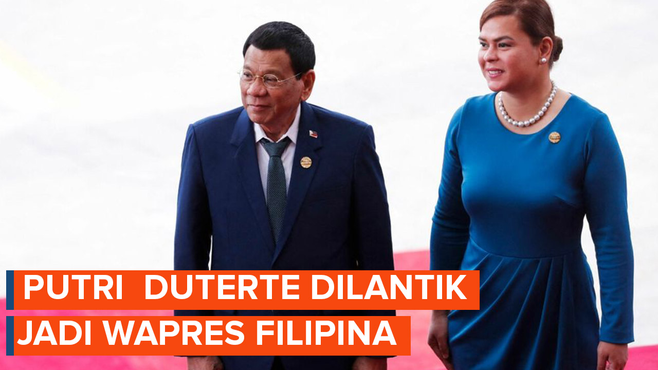 Putri Presiden Filipina, Dilantik Menjadi Wakil Presiden