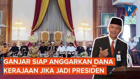 Ganjar Setuju Ada Dana Kerajaan atau Kesultanan jika Terpilih Jadi Presiden