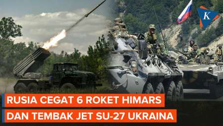 Rusia Klaim Cegat 6 Roket HIMARS dan Tembak Jet Tempur Su-27 Ukraina