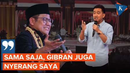 PSI Kritik Anies Serang Prabowo, Cak Imin: Gibran Juga Nyerang Saya