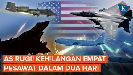 AS Kehilangan Empat Pesawat Dalam Dua Hari Operasi Di Iran