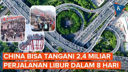 Libur Panjang China Pecahkan Rekor, 2,4 Miliar Perjalanan dalam 8 Hari