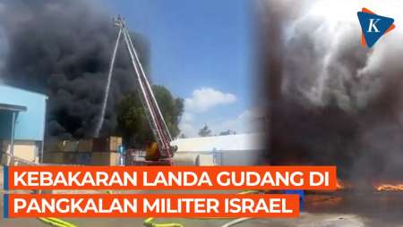 Pangkalan Militer Israel Kebakaran, 28 Damkar Dikerahkan