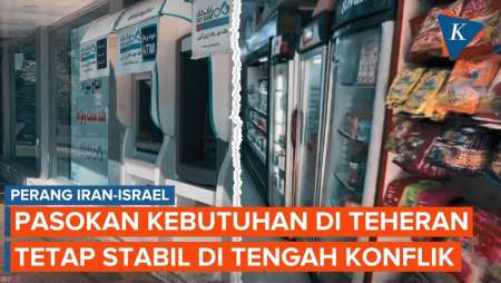 Konflik Iran-Israel Memanas, Pasokan Kebutuhan di Teheran Tetap Stabil