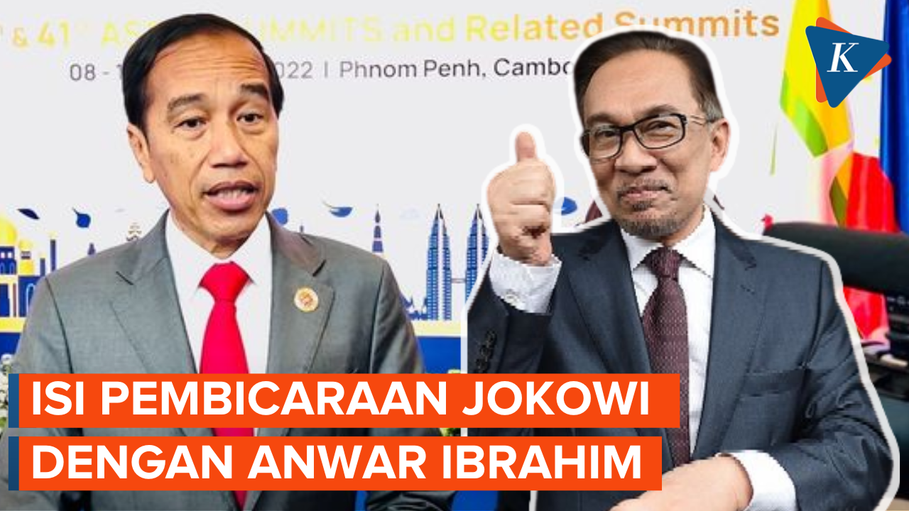 Tak Hanya Ucapkan Selamat, Jokowi-Anwar Ibrahim Perbincangkan Sejumlah Isu