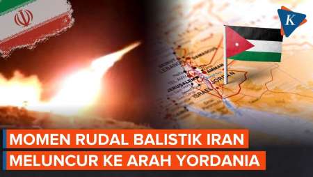 Detik-detik IRGC Kirim Rudal Balistik Ke Yordania, Targetkan Pangkalan Militer AS