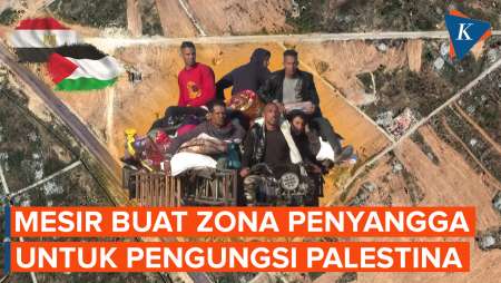 Penampakan Satelit: Zona Penyangga Dibuat di Perbatasan Mesir-Gaza untuk Tampung Pengungsi Palestina