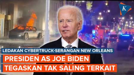 Biden Respons Serangan di New Orleans dan Ledakan Tesla Cybertruck