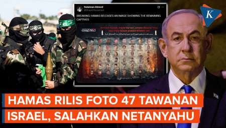 Hamas Rilis Foto 47 Tawanan Israel, Salahkan Netanyahu yang Keras Kepala