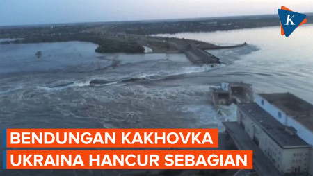 Bendungan Kakhovka Hancur Sebagian, Rusia dan Ukraina Saling Tuduh