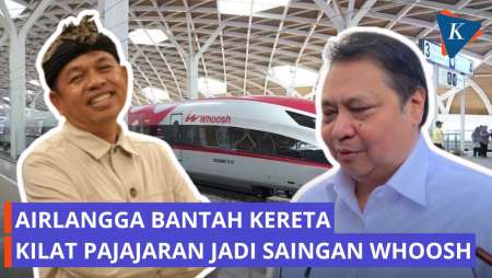 Airlangga Tegaskan Kereta Kilat Pajajaran Bukan Saingan Whoosh
