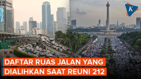 Hari Ini Reuni 212 Di Monas, Berikut Daftar Ruas Jalan Yang Dialihkan