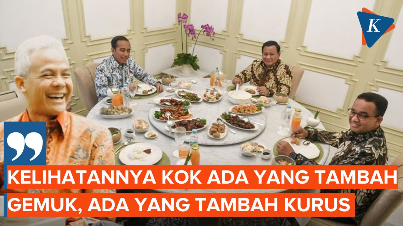 Ganjar Ungkap Pembicaraan dalam Jamuan Makan Siang Jokowi untuk Tiga Bacapres