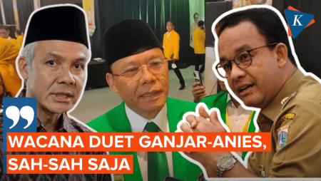 PPP soal Wacana Duet Ganjar dan Anies: Sah-sah Saja, tapi...