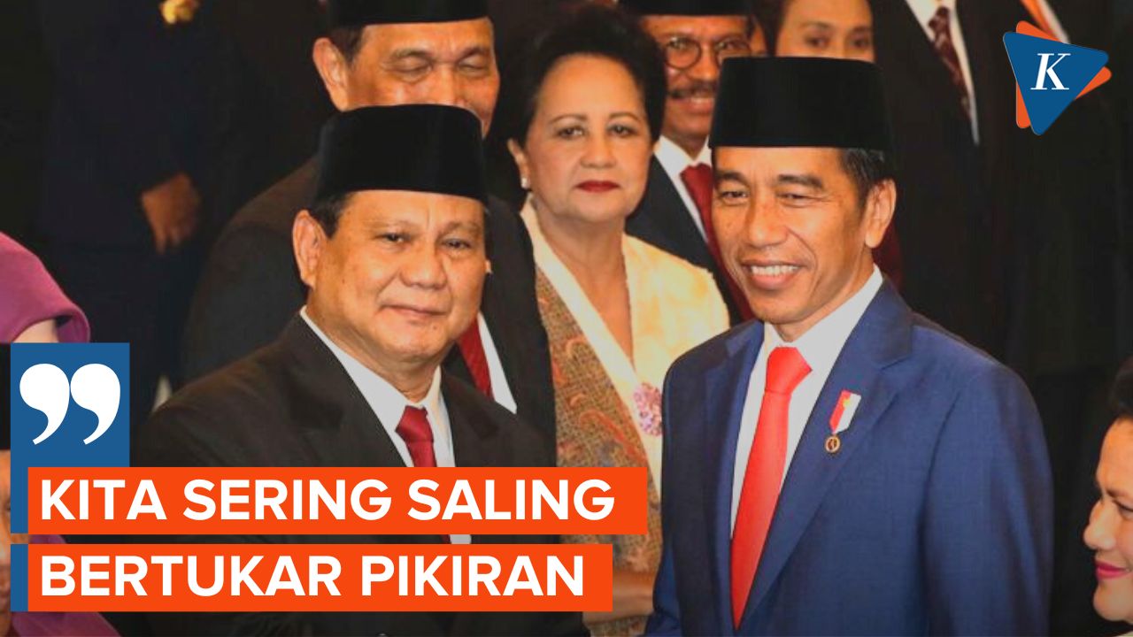 Dukung Prabowo, Jokowi Akui Terlalu Sering Bertukar Pikiran dengan Prabowo